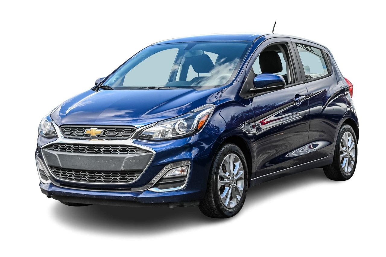 Blue 2022 Chevrolet Spark Hatchback Front-Wheel Drive Continuously Variable Transmission