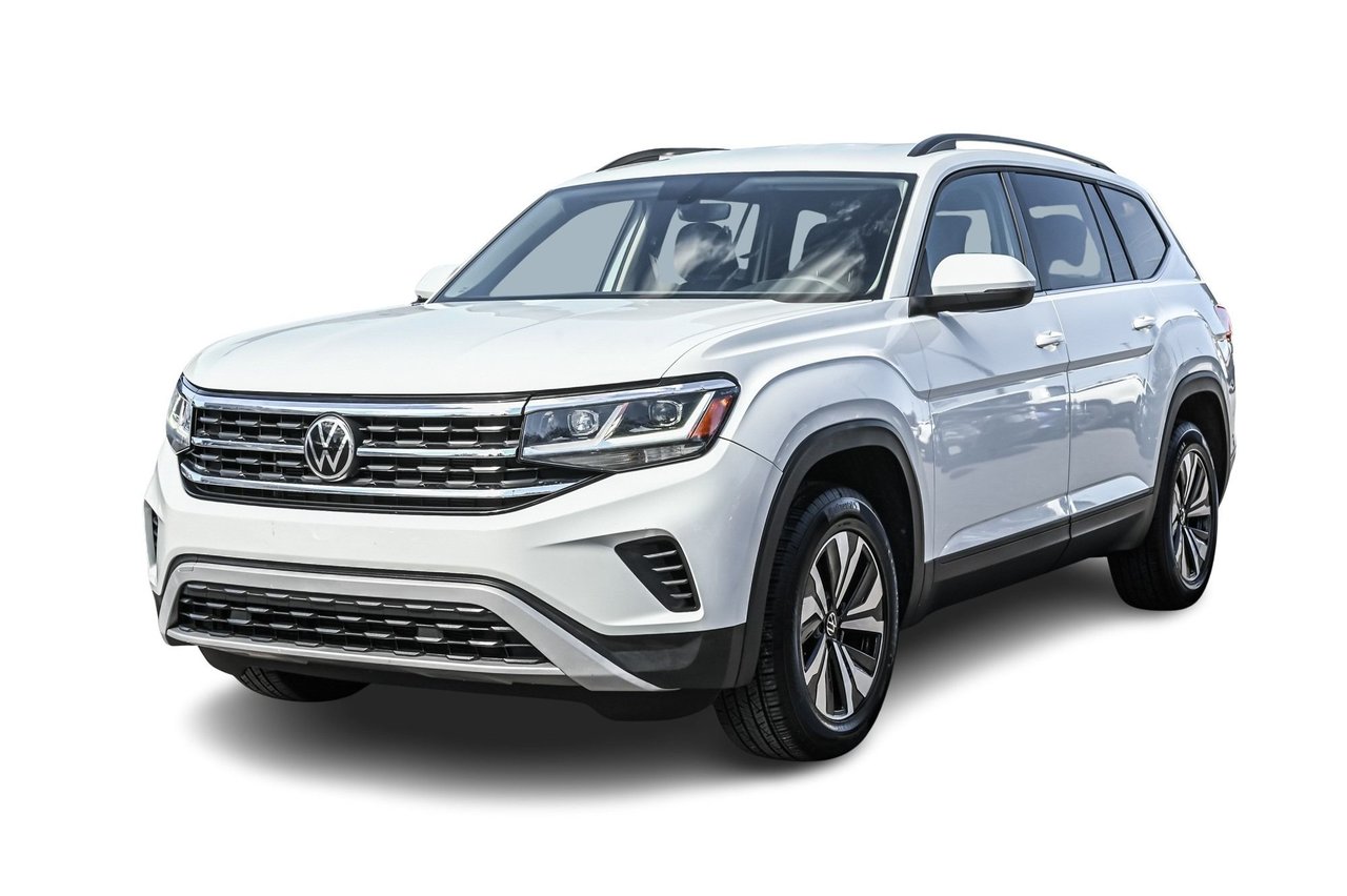 Pure White 2021 Volkswagen Atlas SUV / Crossover Automatic