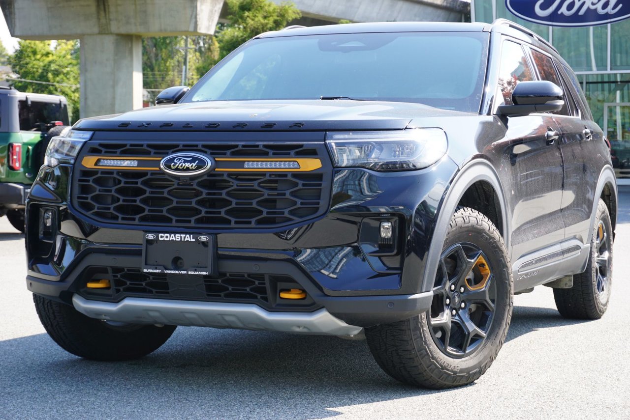 Agate Black Metallic 2026 Ford Explorer SUV / Crossover All-Wheel Drive Automatic