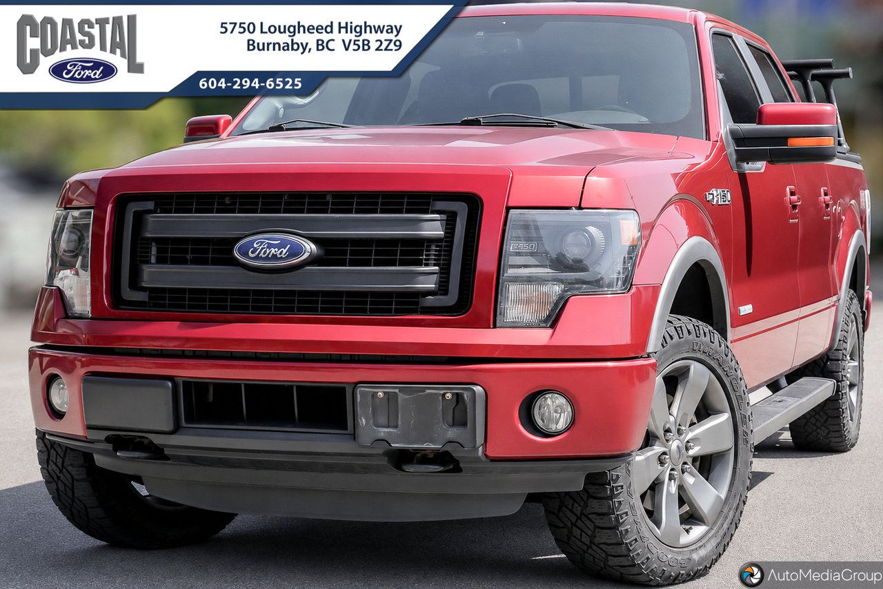 RUBY RED METALLIC TINTED 2014 Ford F-150 Pickup Truck Four-Wheel Drive 6-Speed Automatic