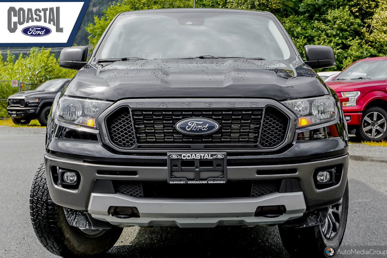 Shadow Black 2023 Ford Ranger Pickup Truck Four-Wheel Drive Automatic