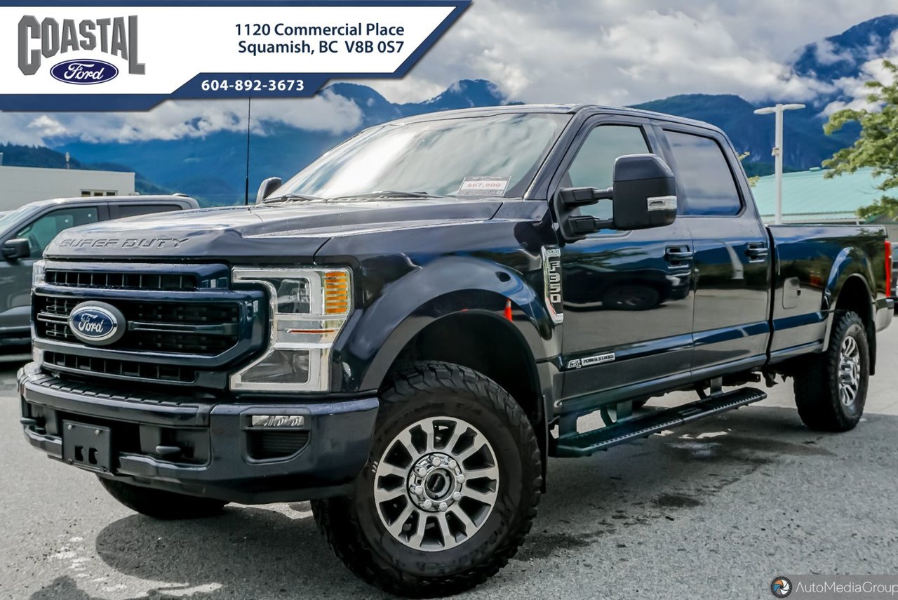Ford F-350 Super Duty Lariat Crew Cab 4WD 2022 Camion Bleu Quatre roues motrices Automatique