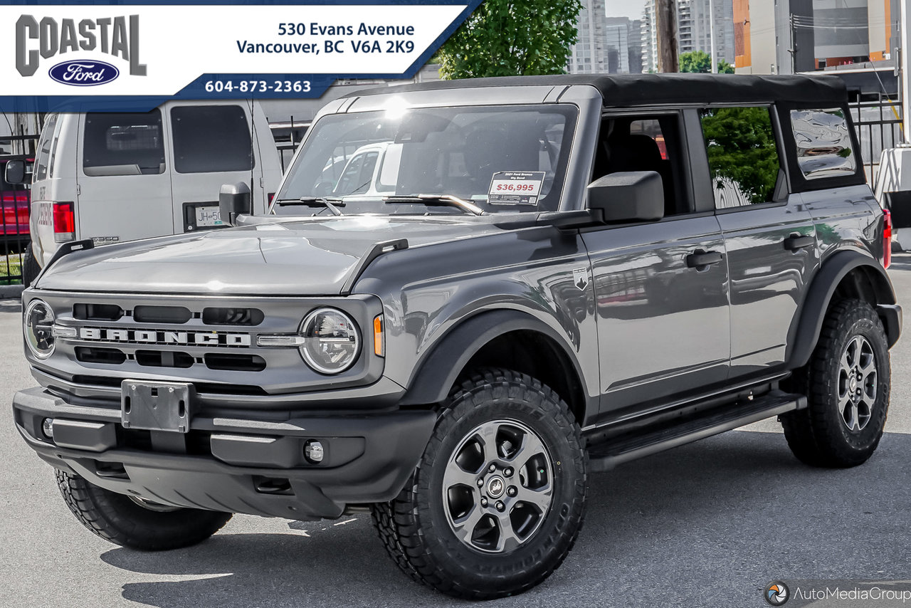 Gray (CARBONIZED GREY METALLIC) 2021 Ford Bronco SUV / Crossover Four-Wheel Drive Automatic