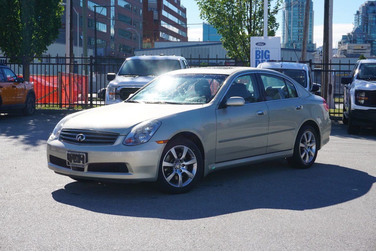 Gold 2006 INFINITI G35 Sedan All-Wheel Drive 5-Speed Automatic Overdrive