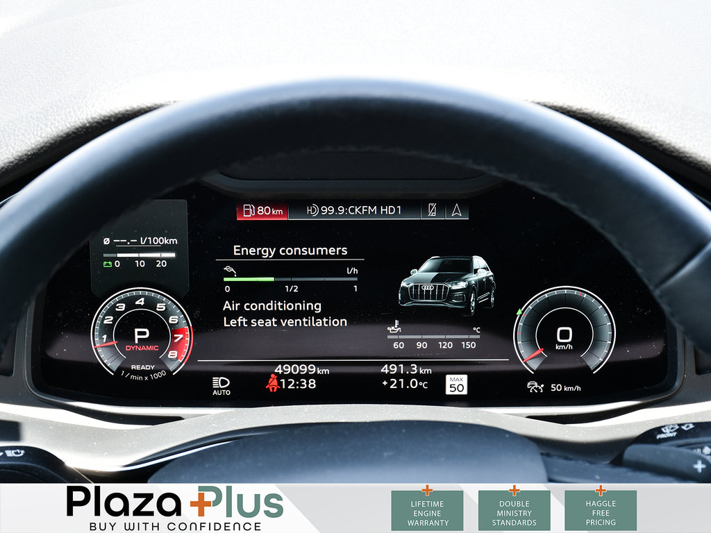 2021 Audi Q7 Progressiv PANORAMIC SUNROOF | VENTILATED SEATS | 3RD ROW SEATING