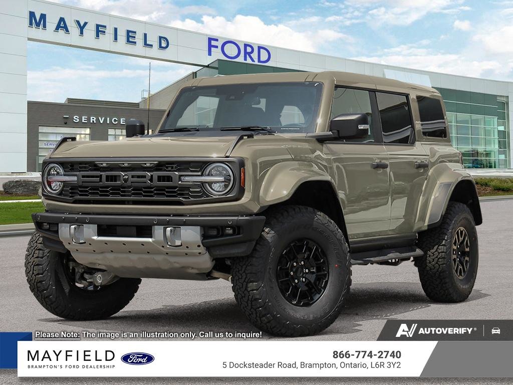 Gray (Marsh Grey) 2026 Ford Bronco Raptor SUV / Crossover Four-Wheel Drive Automatic