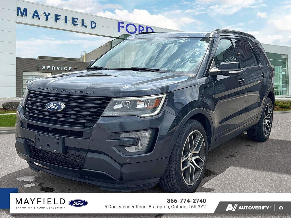 dark blue 2017 Ford Explorer Sport AWD SUV / Crossover All-Wheel Drive Automatic