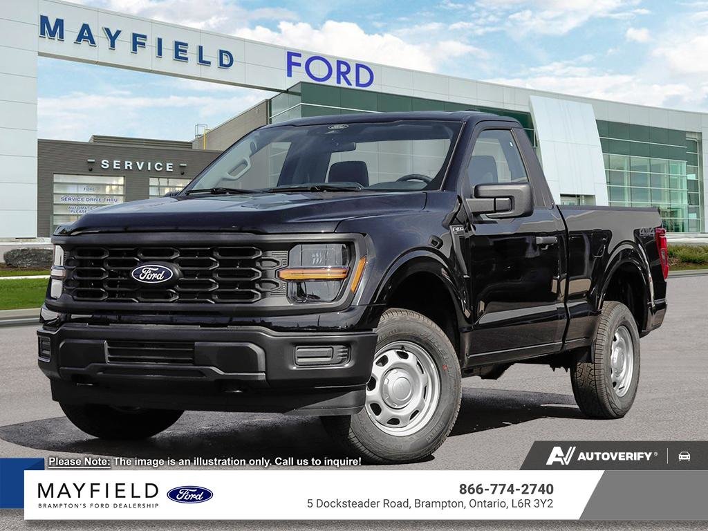 Agate Black Metallic 2026 Ford F-150 XL Regular Cab LB 4WD Pickup Truck Four-Wheel Drive Automatic