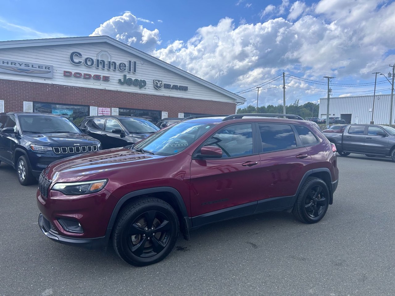 Red 2021 Jeep Cherokee SUV / Crossover Four-Wheel Drive Automatic