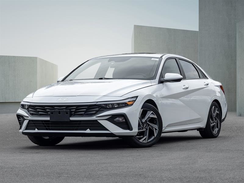 White 2024 Hyundai Elantra Sedan Automatic