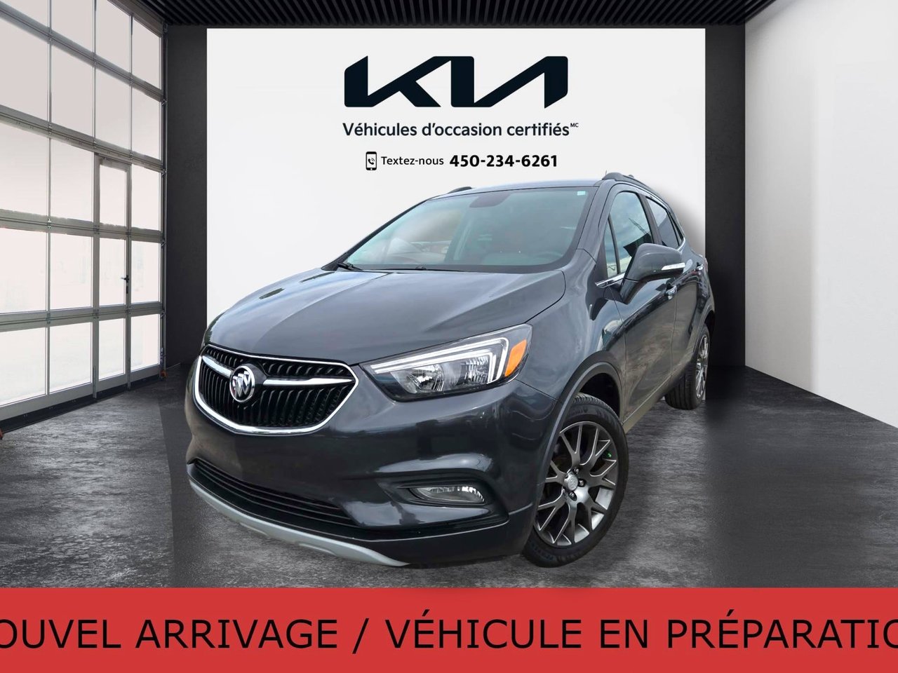 Gray (Graphite Grey Metallic) 2018 Buick Encore SUV / Crossover Front-Wheel Drive Automatic