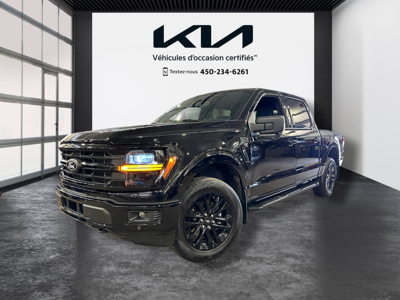 Agate Black Metallic 2024 Ford F-150 Pickup Truck Four-Wheel Drive Automatic