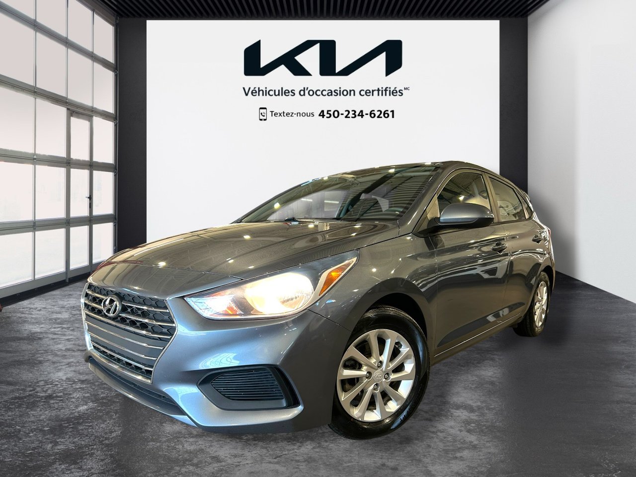 Gray (Urban Grey) 2020 Hyundai Accent Hatchback Automatic