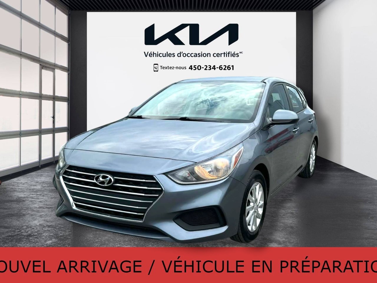Gray (Urban Grey) 2020 Hyundai Accent Hatchback Automatic