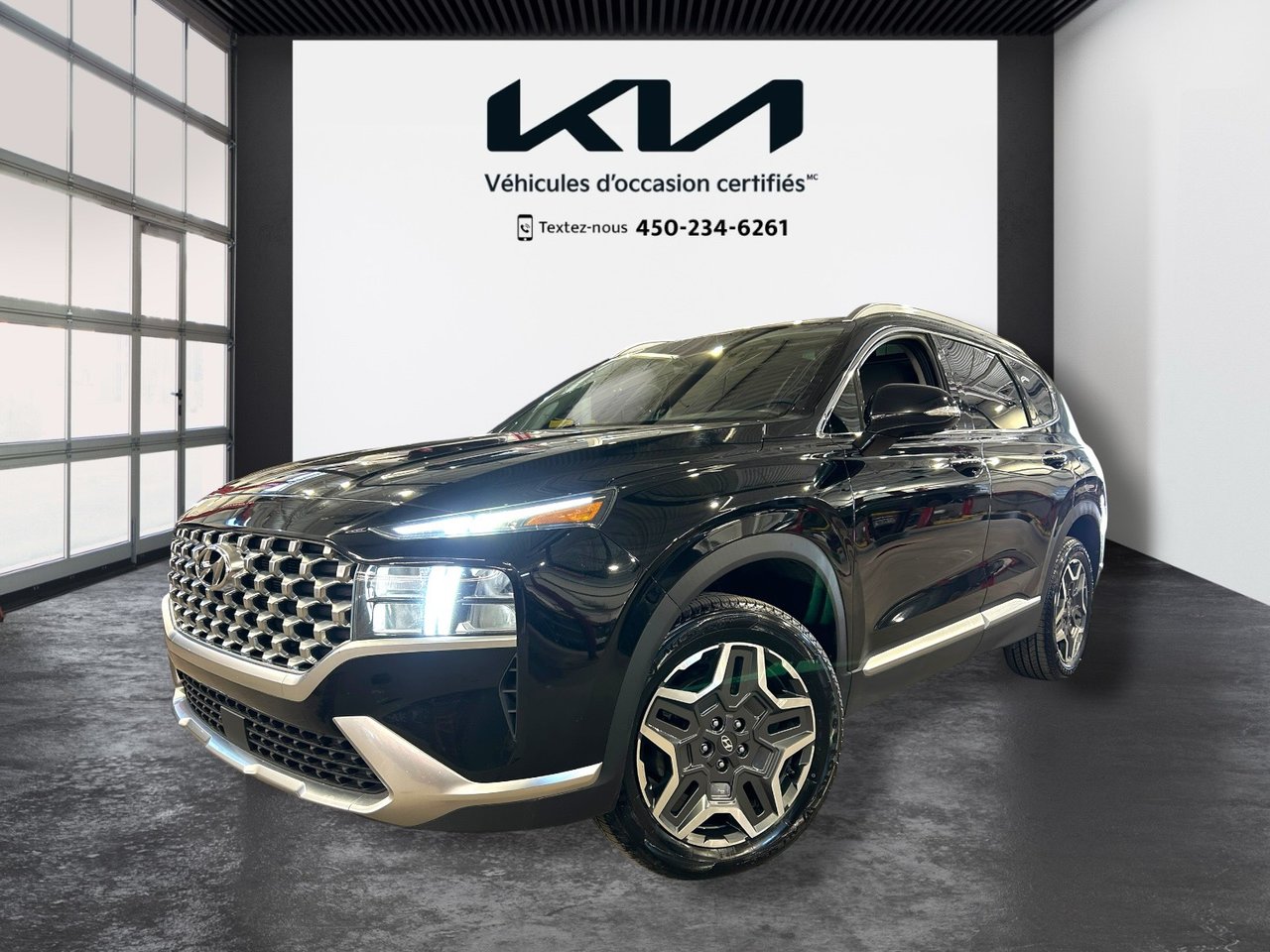 Abyss Black 2022 Hyundai Santa Fe Hybrid Plug-In SUV / Crossover Automatic