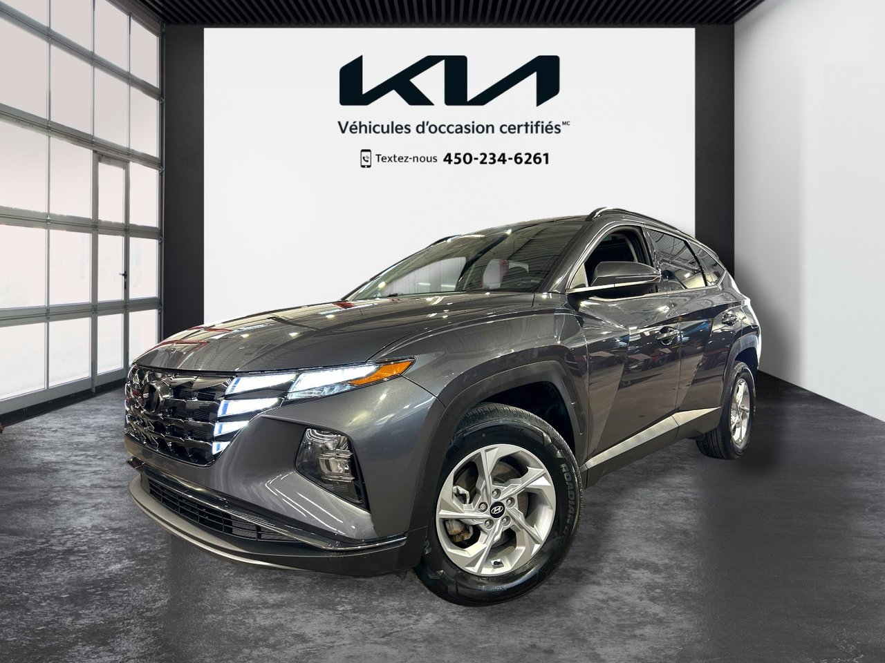 Gray (Titan Grey) 2022 Hyundai Tucson SUV / Crossover All-Wheel Drive Automatic