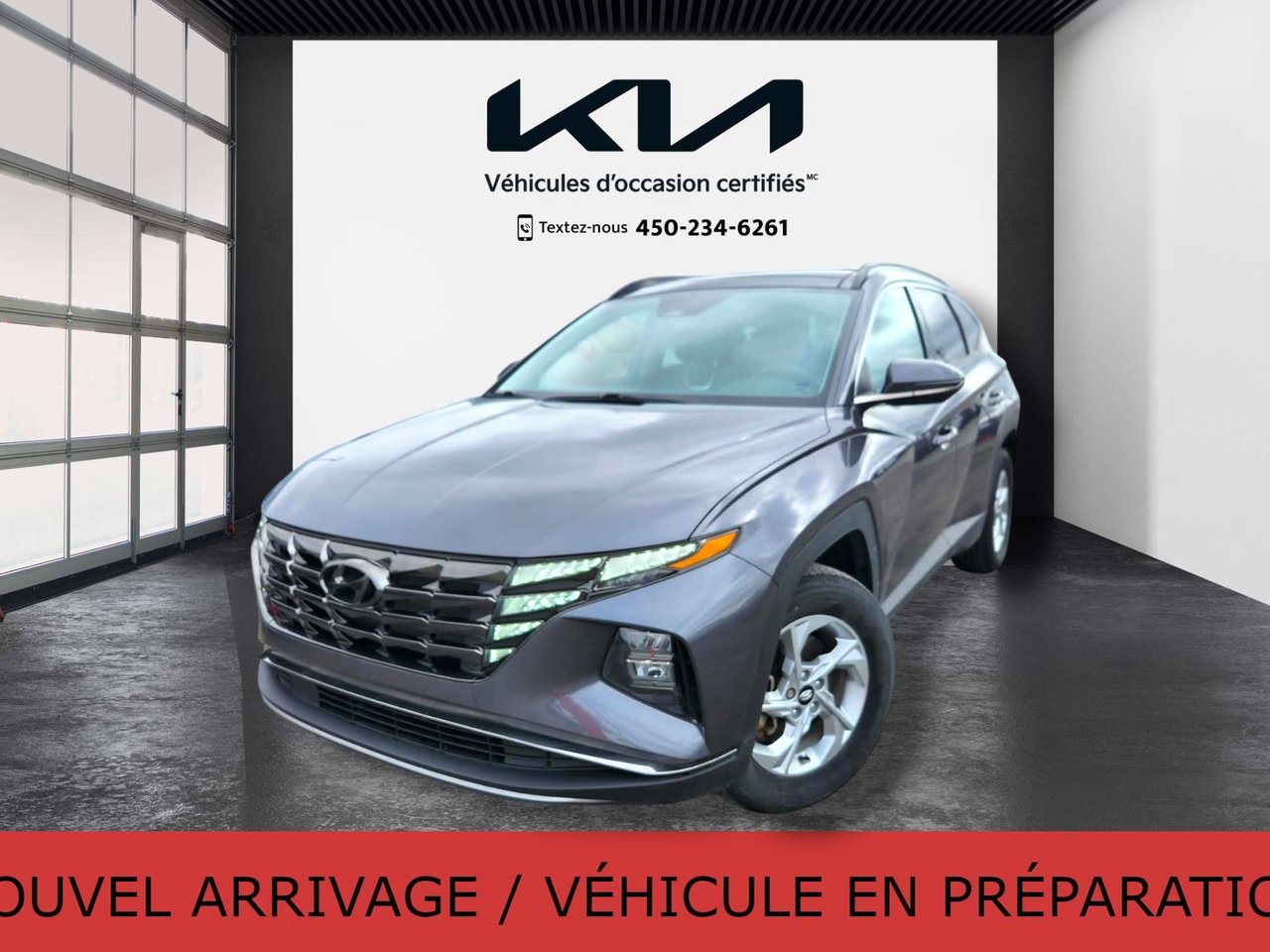 Gray (Titan Grey) 2022 Hyundai Tucson SUV / Crossover All-Wheel Drive Automatic