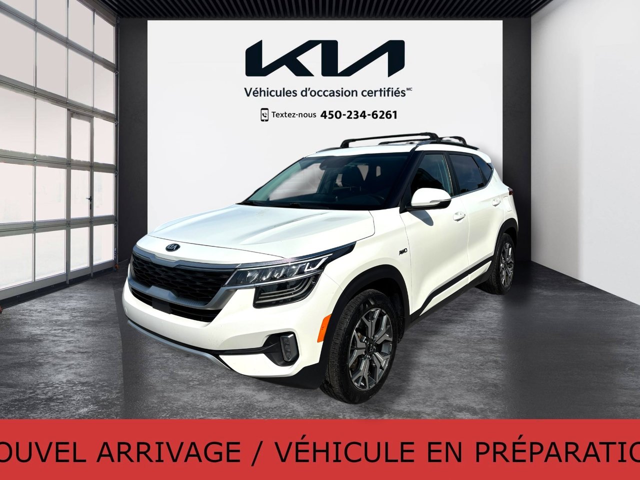 Snow White Pearl 2021 Kia Seltos SUV / Crossover Automatic