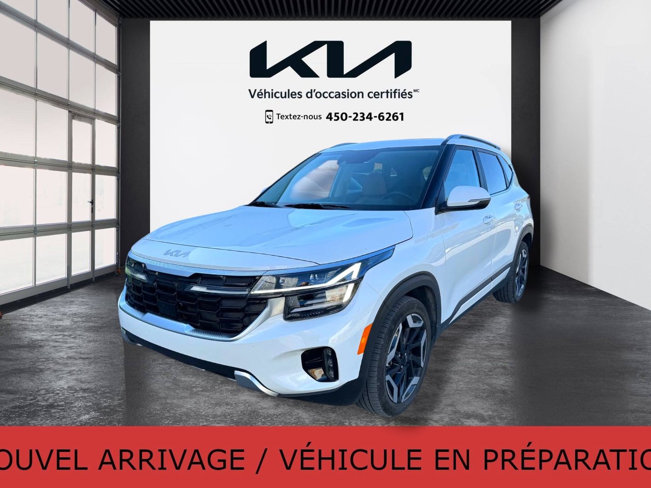 Snow White Pearl 2024 Kia Seltos SUV / Crossover All-Wheel Drive Automatic