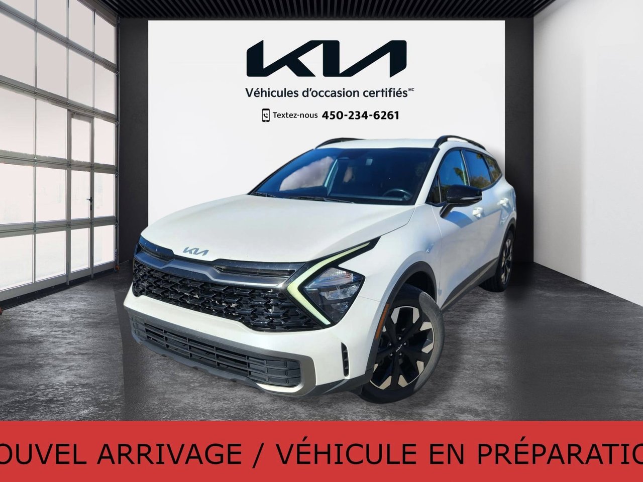 Snow White Pearl 2023 Kia Sportage SUV / Crossover All-Wheel Drive Automatic