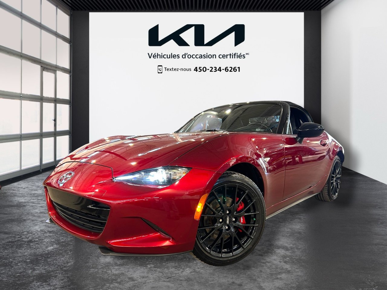 Soul Red Crystal Metallic 2023 Mazda MX-5 GS-P RWD Convertible Manual