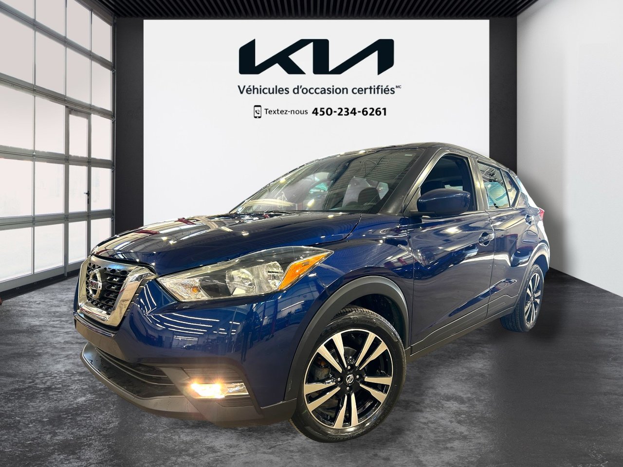 Deep Blue Pearl 2019 Nissan Kicks SUV / Crossover Front-Wheel Drive Continuously Variable Transmission