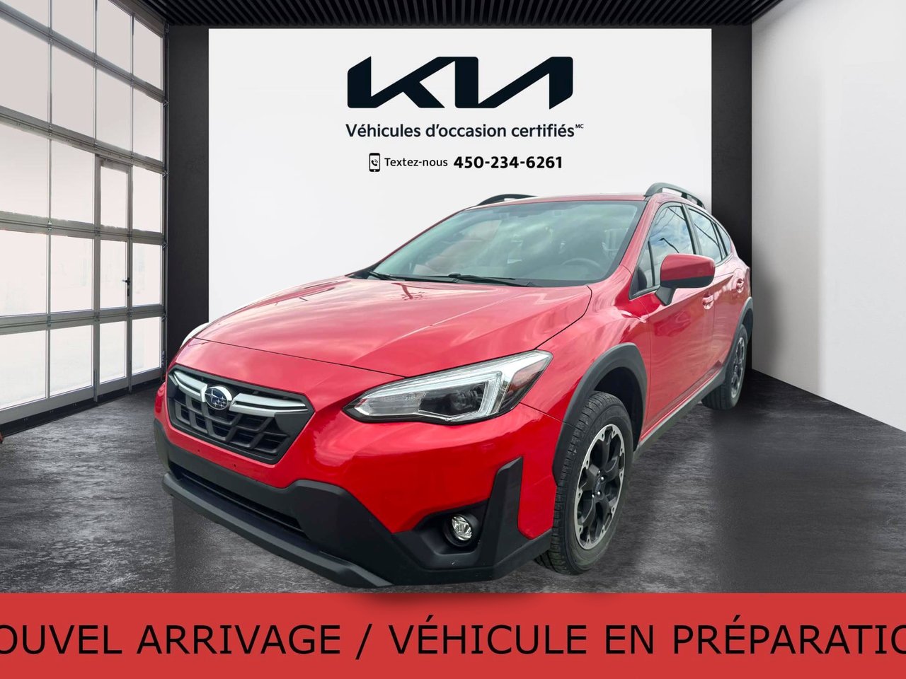 Pure Red 2021 Subaru Crosstrek SUV / Crossover All-Wheel Drive Continuously Variable Transmission