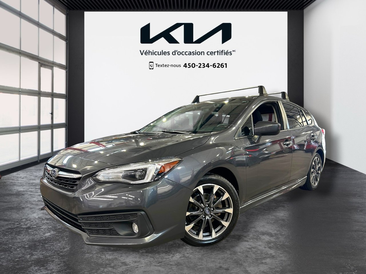Gray (Magnetite Grey Metallic) 2020 Subaru Impreza Hatchback Continuously Variable Transmission