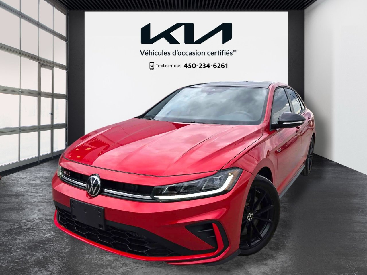 Kings Red Metallic 2025 Volkswagen Jetta GLI Autobahn FWD Sedan Front-Wheel Drive Automatic