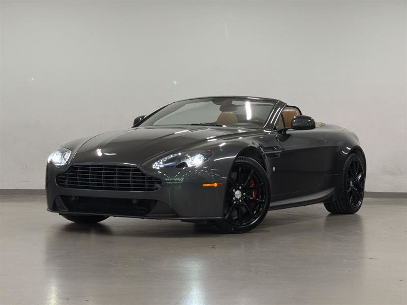 Gray 2013 Aston Martin V8 Vantage Convertible Rear-Wheel Drive Automatic
