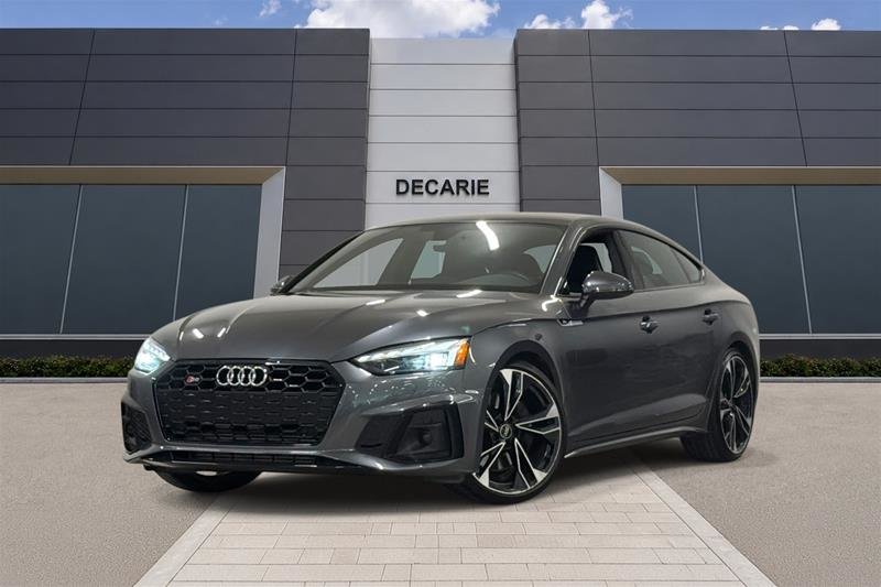 Gray (Daytona Grey Pearl Effect) 2022 Audi S5 Sportback Sedan All-Wheel Drive Automatic