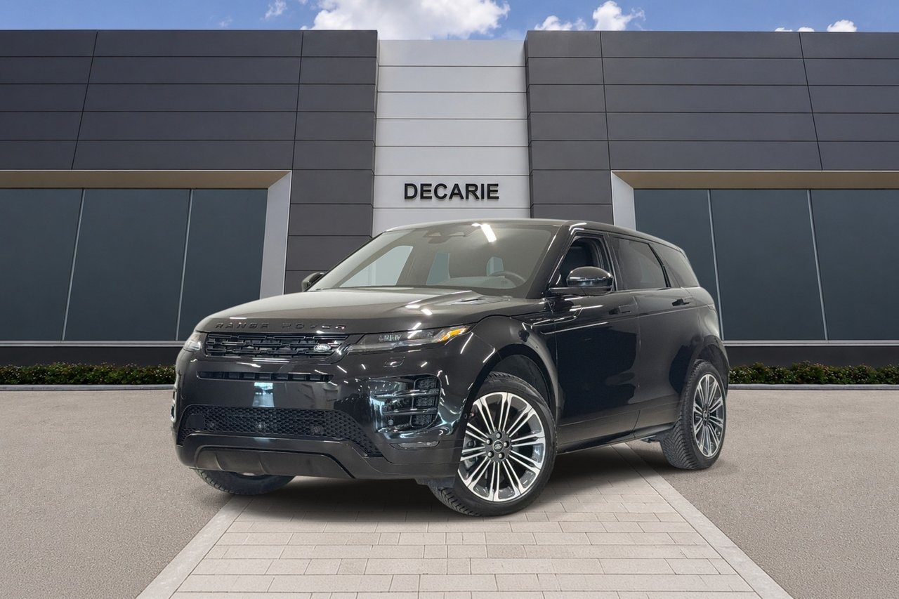 Santorini Black Metallic 2025 Land Rover Range Rover Evoque SUV / Crossover All-Wheel Drive Automatic