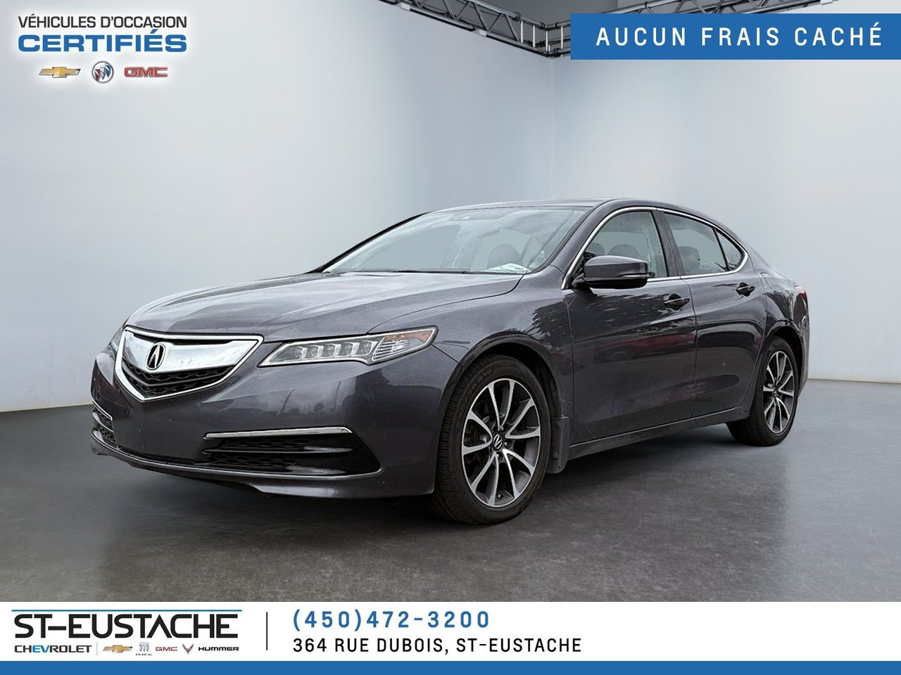 Gray 2017 Acura TLX Sedan All-Wheel Drive Automatic