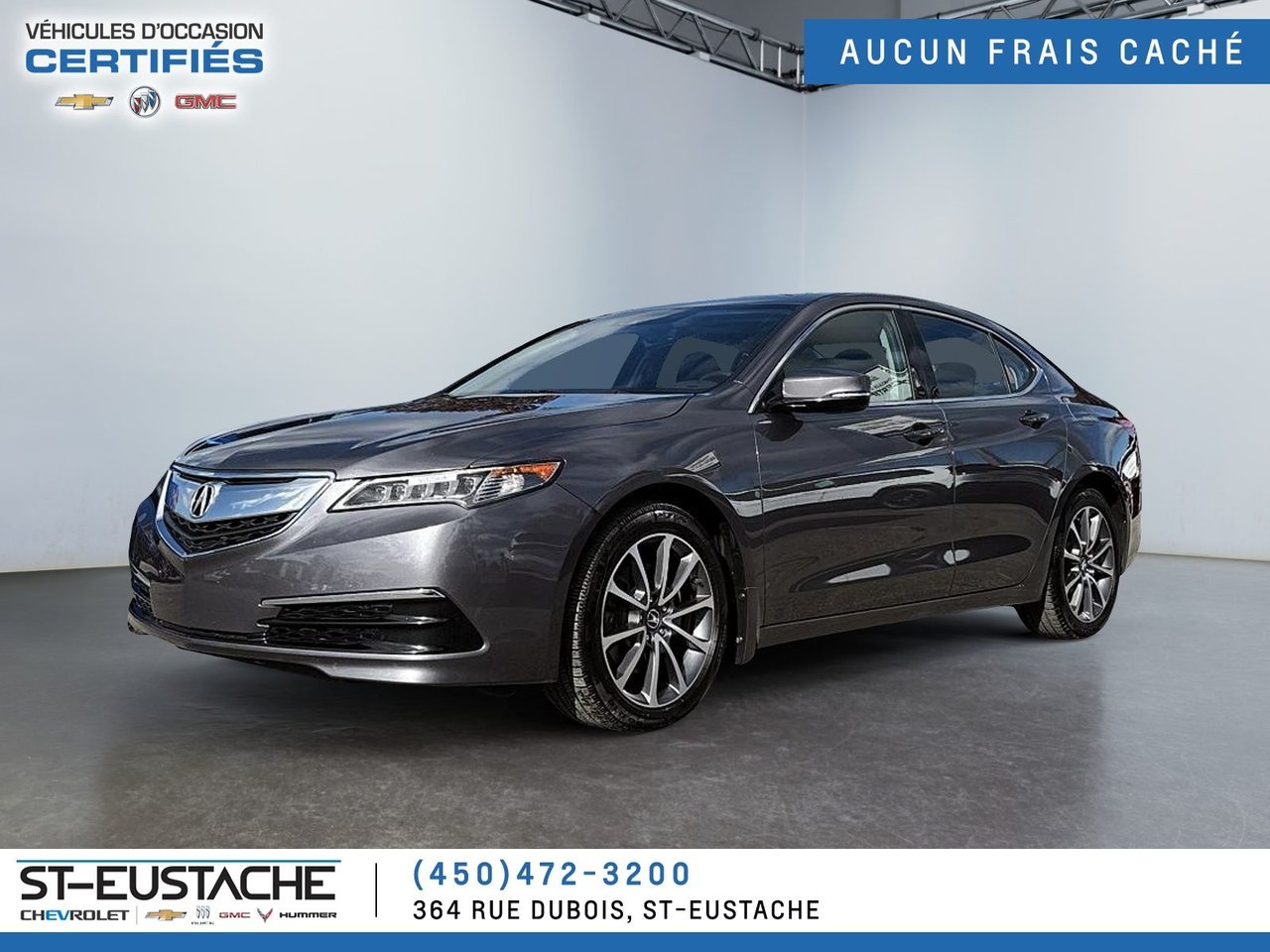 Gray 2017 Acura TLX Sedan All-Wheel Drive Automatic