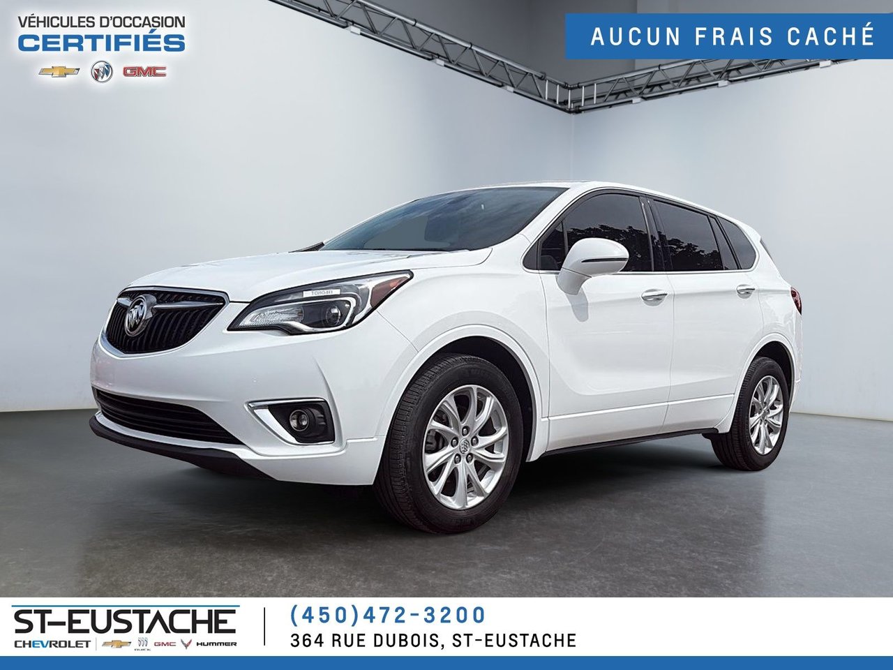 White 2019 Buick Envision Preferred AWD SUV / Crossover All-Wheel Drive Automatic