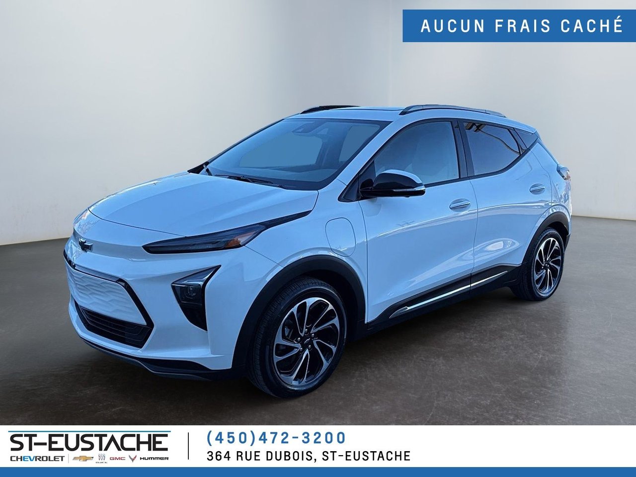 Summit White 2023 Chevrolet Bolt EUV Hatchback Front-Wheel Drive Automatic