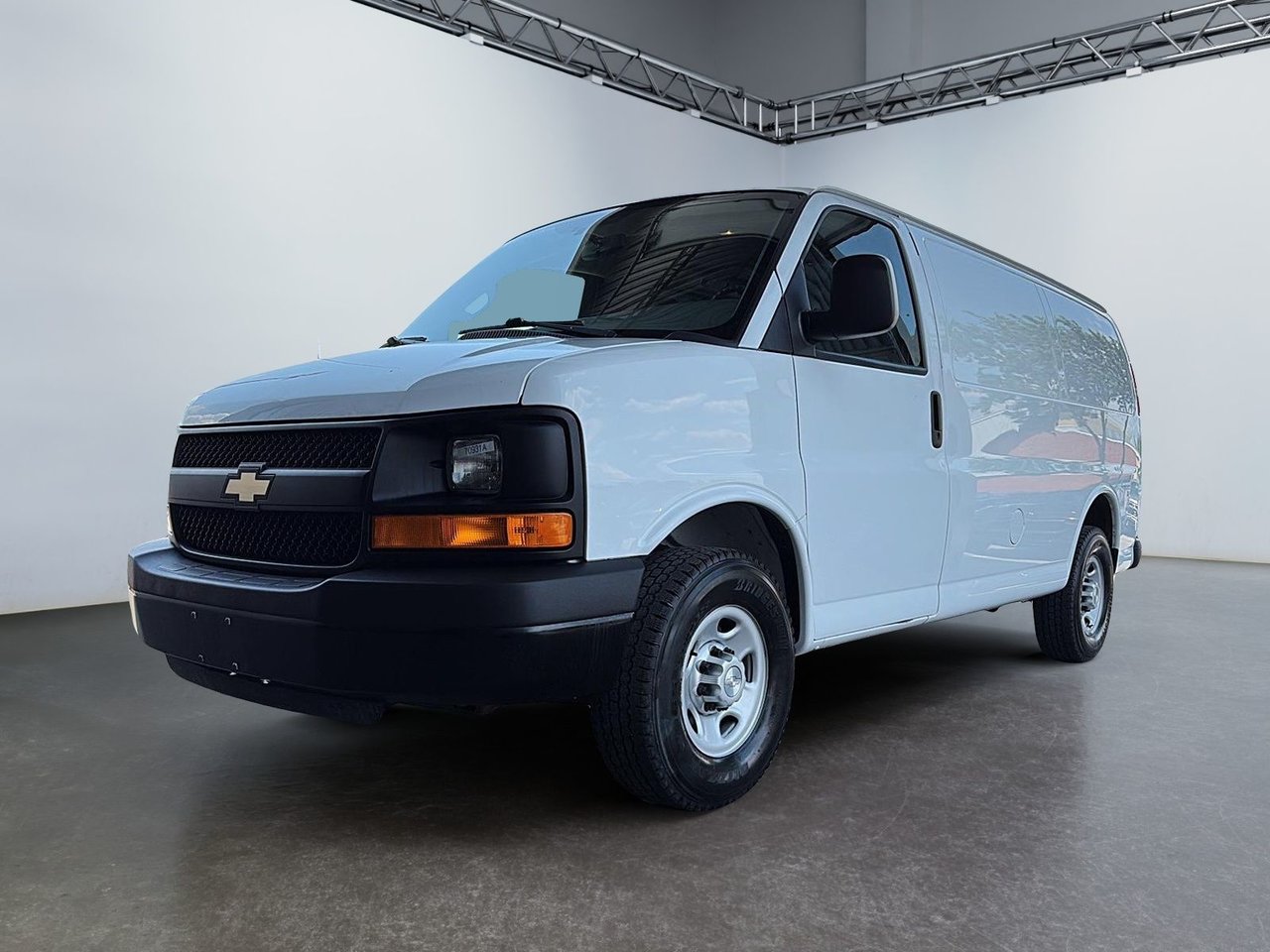 White 2016 Chevrolet Express Cargo Van Rear-Wheel Drive Automatic