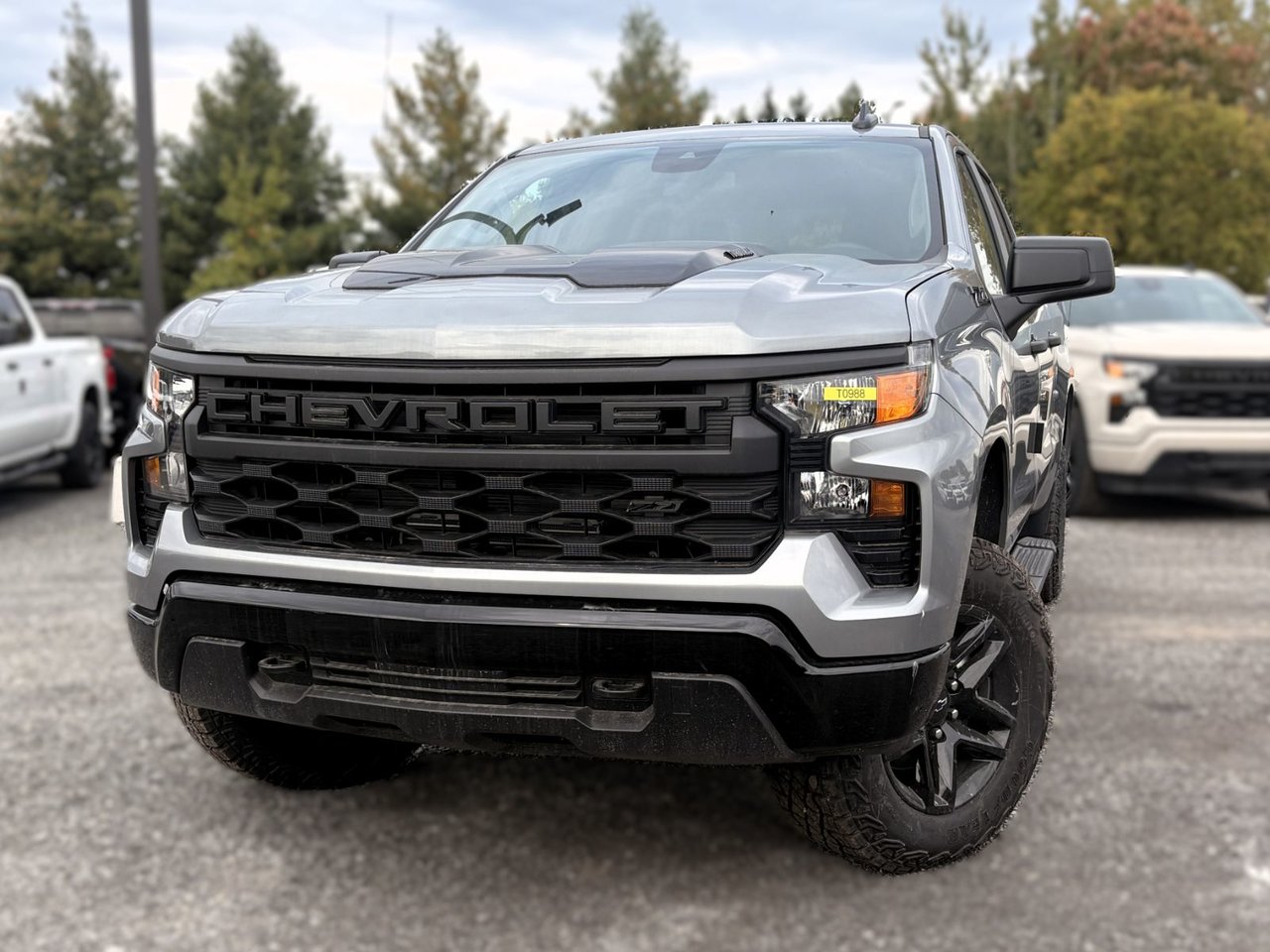Gray (Sterling Grey Metallic) 2026 Chevrolet Silverado 1500 Pickup Truck Four-Wheel Drive Automatic