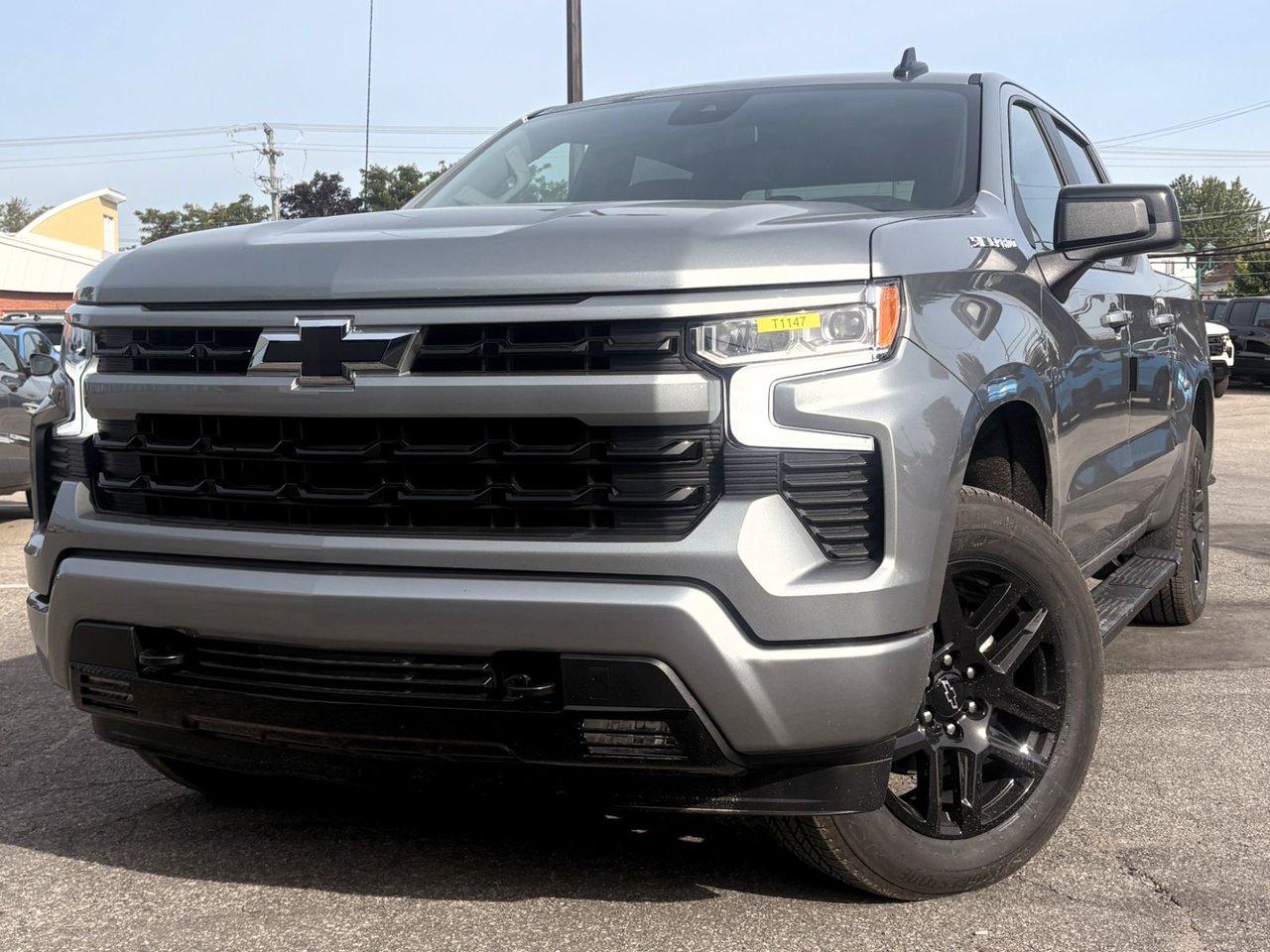 Gray (Sterling Grey Metallic) 2026 Chevrolet Silverado 1500 Pickup Truck Four-Wheel Drive Automatic