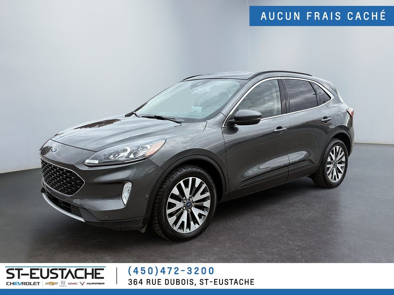 Gray (Magnetic Metallic) 2020 Ford Escape Hybrid SUV / Crossover All-Wheel Drive Continuously Variable Transmission
