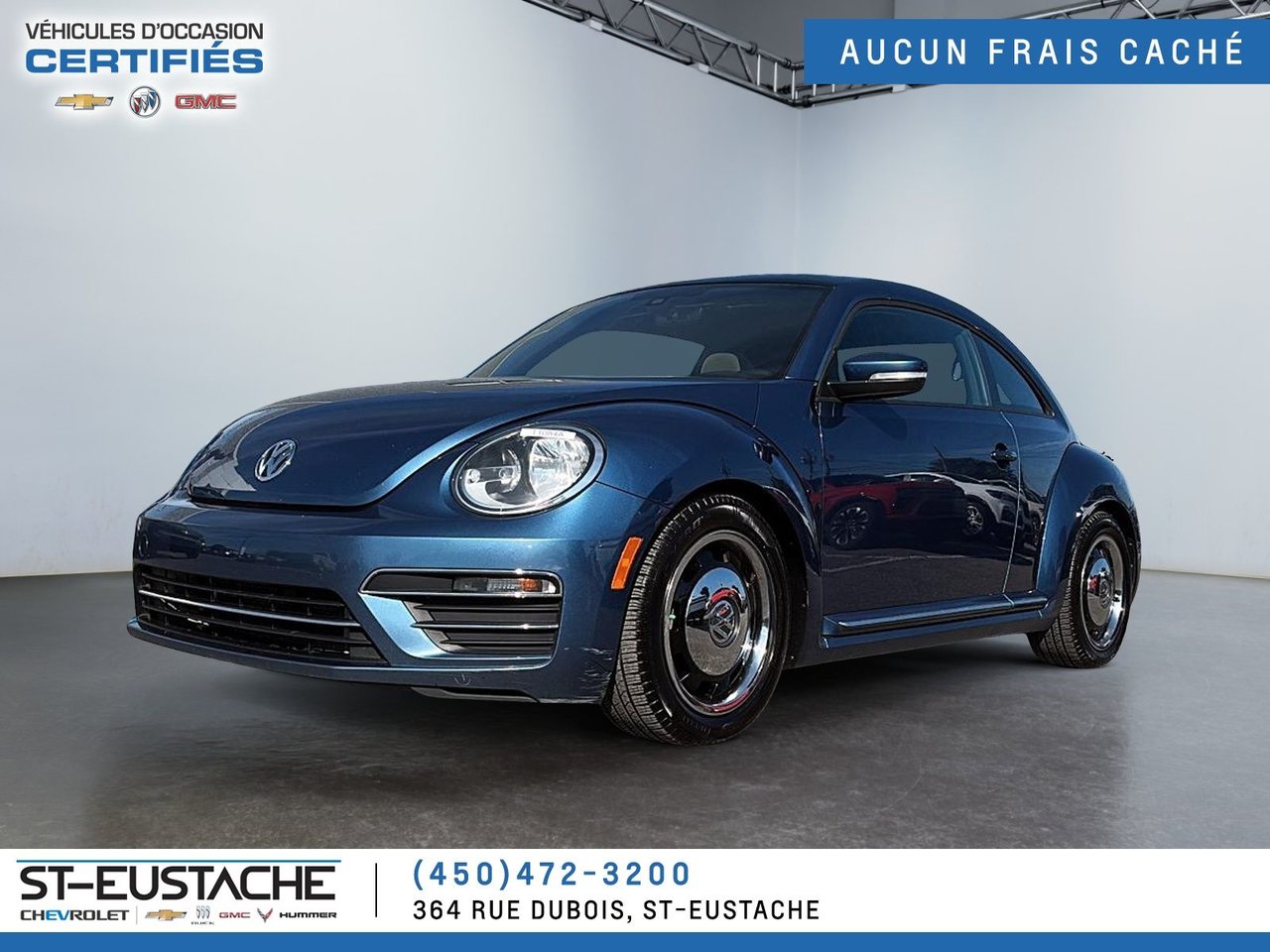 Silk Blue Metallic 2018 Volkswagen Beetle Hatchback Automatic