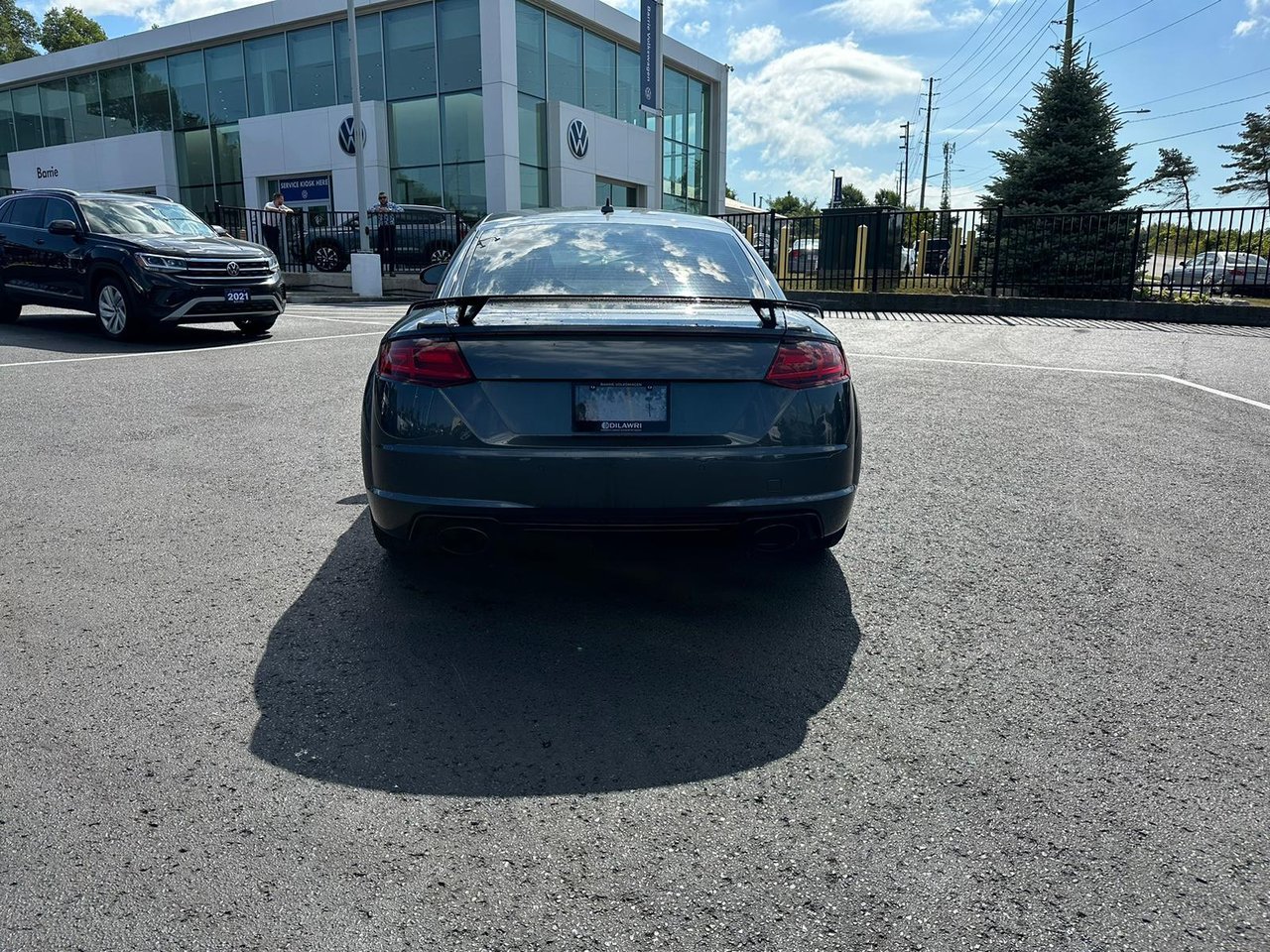 Used 2018 Daytona Grey Pearl Audi 2.5T quattro 7sp S tronic Cpe image 3