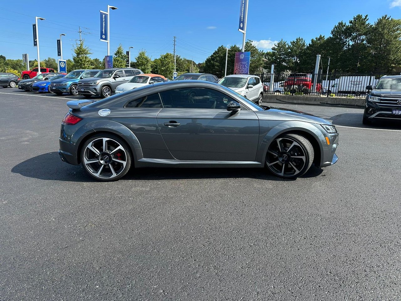 Used 2018 Daytona Grey Pearl Audi 2.5T quattro 7sp S tronic Cpe image 4