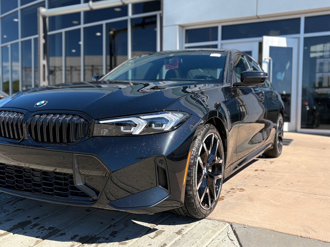 Black Sapphire Metallic 2025 BMW 3 Series Sedan All-Wheel Drive Automatic