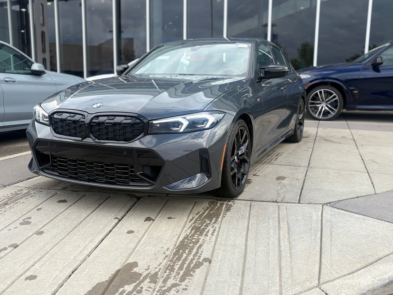 Gray (Dravit Grey Metallic) 2025 BMW 3 Series Sedan All-Wheel Drive Automatic
