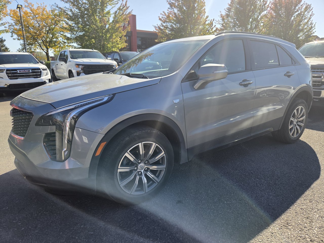 Gray 2023 Cadillac XT4 SUV / Crossover Four-Wheel Drive Automatic