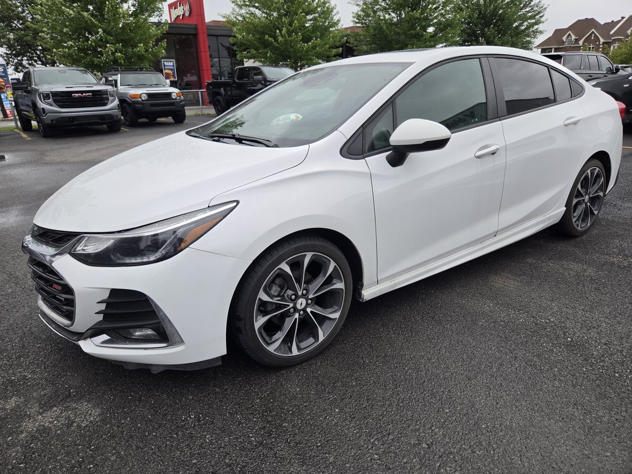 Red 2019 Chevrolet Cruze Sedan Front-Wheel Drive Automatic