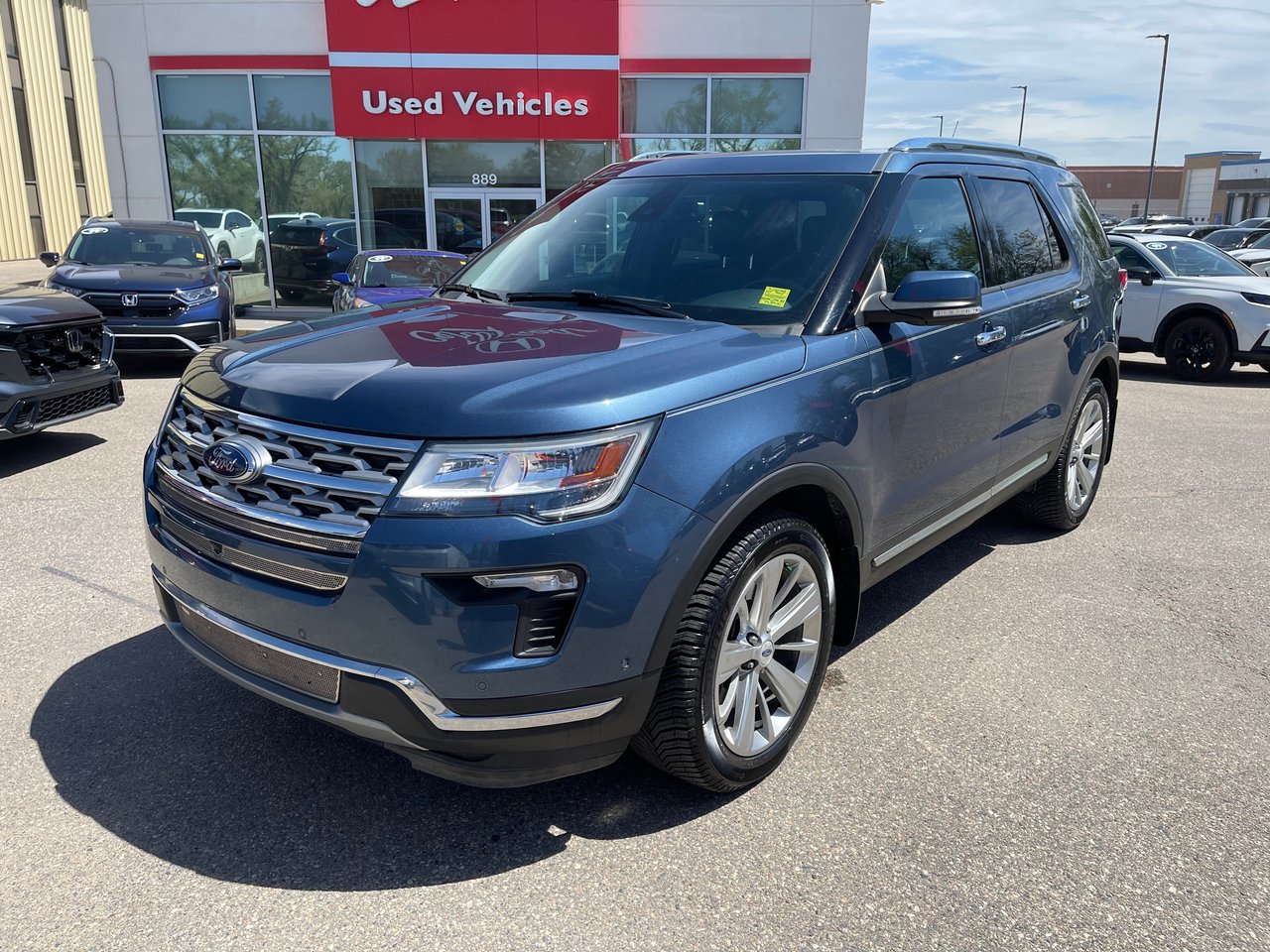 Blue 2019 Ford Explorer Limited AWD SUV / Crossover All-Wheel Drive Automatic