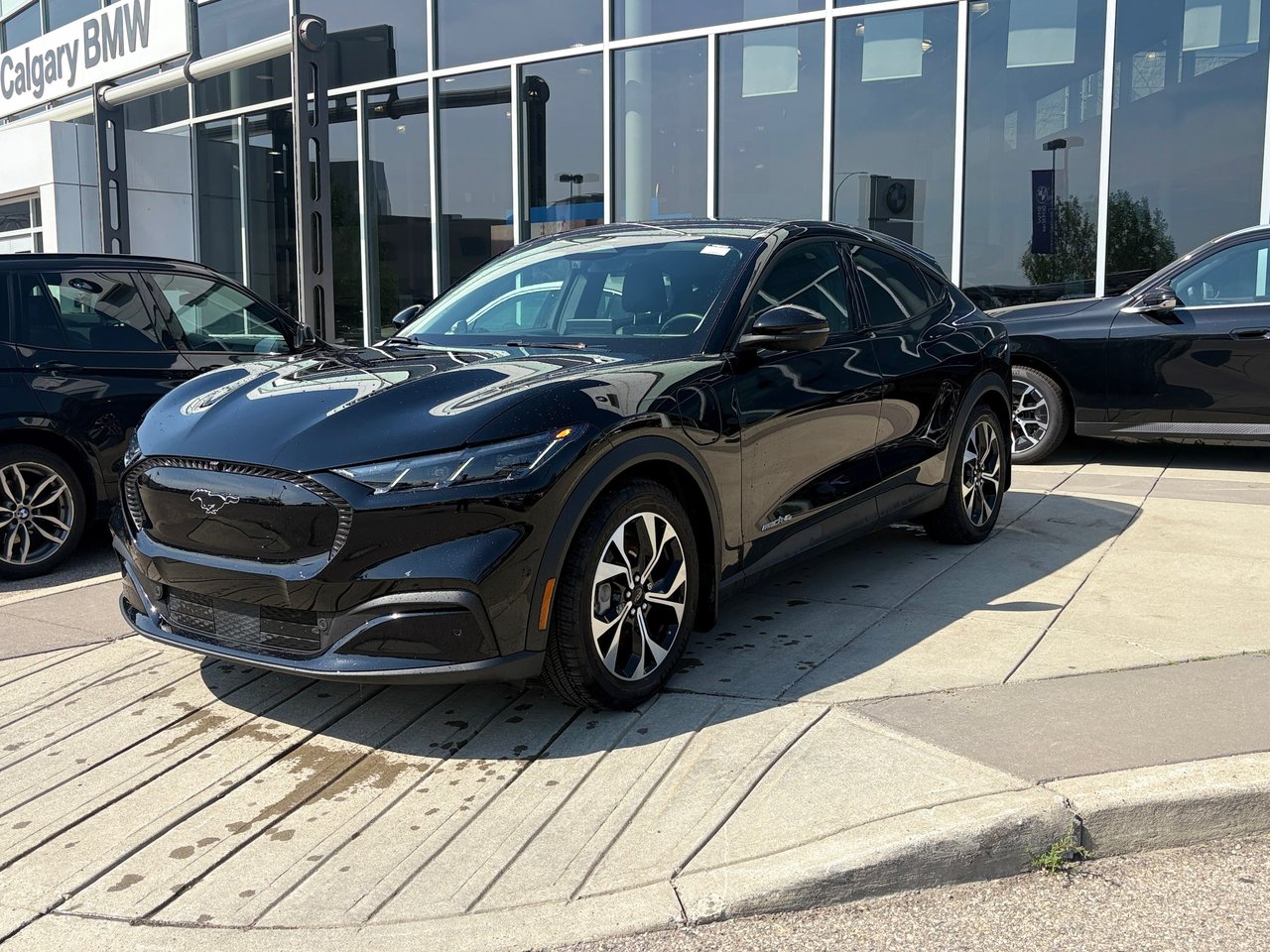 Shadow Black 2024 Ford Mustang Mach-E SUV / Crossover All-Wheel Drive Automatic