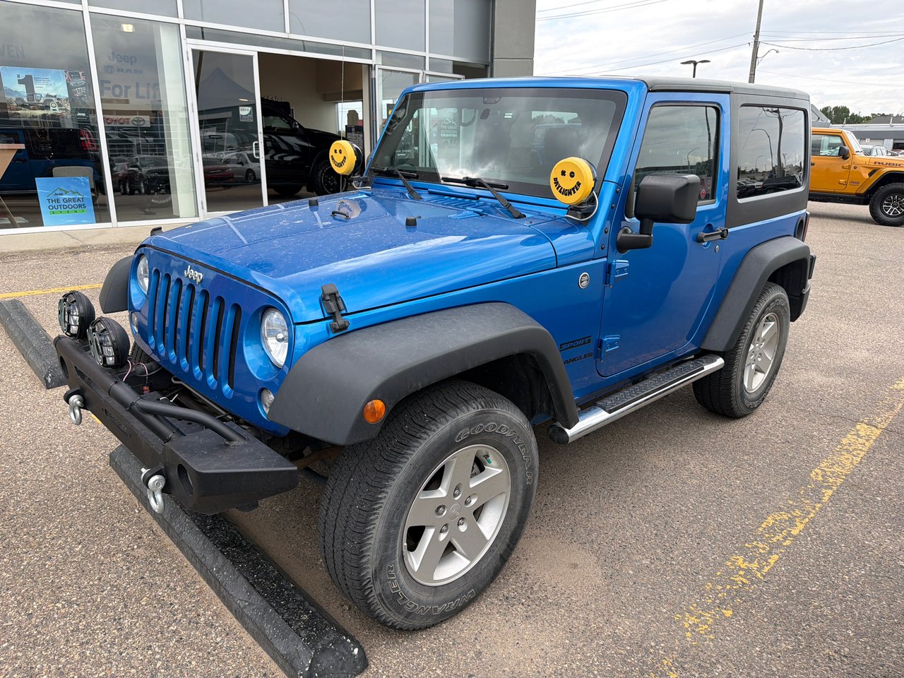 Hydro Blue P.C. 2014 Jeep Wrangler SUV / Crossover Four-Wheel Drive Manual